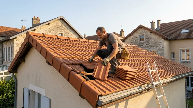 Remplacement & Réparation de tuiles Besançon