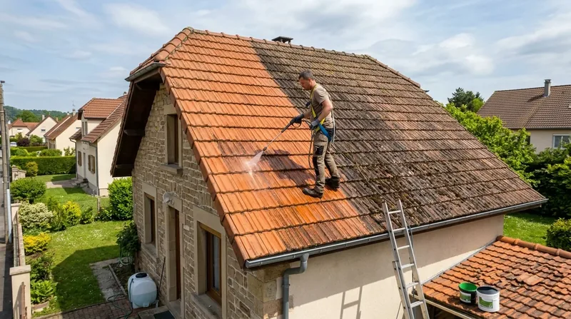 Nettoyage & Démoussage de toiture Besançon